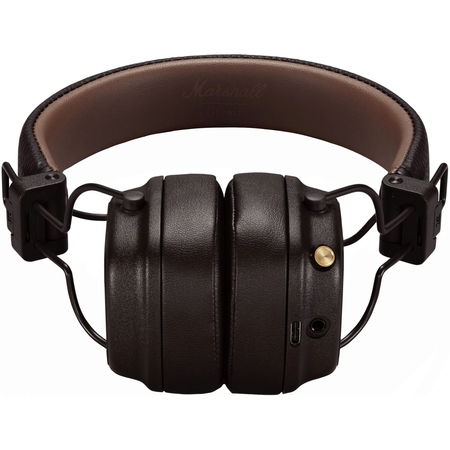 Беспроводные наушники Marshall Major IV Brown, Основной цвет наушников: Коричневые, изображение 3 - GOODMi