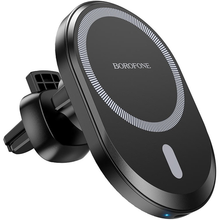 Автодержатель с БЗУ Borofone BH201 15W (Черный), изображение 3 - GOODMi