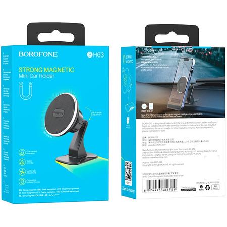 Магнитный держатель Borofone BH63 (Черный), изображение 7 - GOODMi