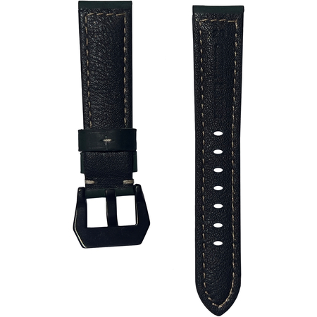 Ремешок кожаный Genuine Leather 22mm Зеленый, изображение 2 - GOODMi