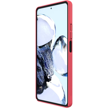 Чехол-накладка Nillkin силиконовая FrostedShield для Redmi Note 13 красный, Основной цвет: Красный, изображение 5 - GOODMi