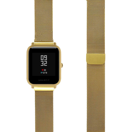 Ремешок стальной 20mm Lyambda Capella Gold (DS-GM-01-20-GL), Основной цвет: Золотистый, изображение 2 - GOODMi