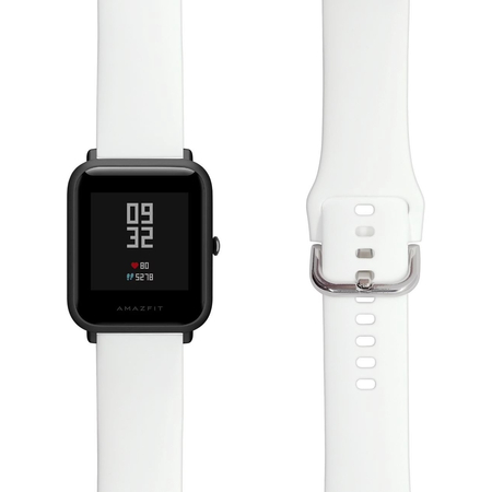 Ремешок силиконовый 20mm Lyambda Avior White (DSJ-11-05T-20-WH), Основной цвет: Белый, изображение 2 - GOODMi