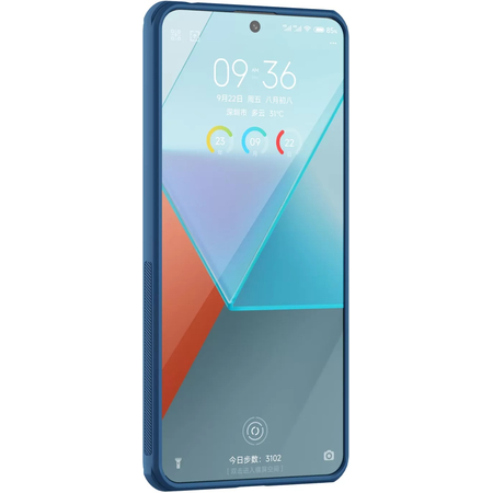 Чехол-накладка Nillkin силиконовая FrostedShield для Redmi Note 13 Pro 5G/POCO X6 синий, Основной цвет: Синий, изображение 5 - GOODMi