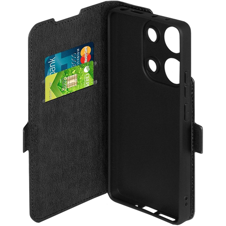 Чехол-книжка для Redmi Note 13 Pro 4G черный, изображение 4 - GOODMi