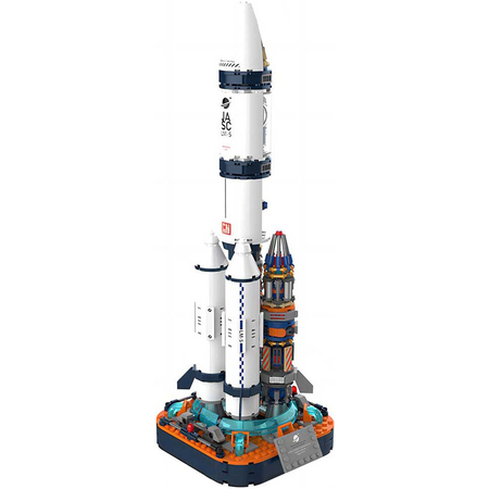 Конструктор Аэрокосмическая станция JAKI Space Rocket (ракета+астронавт) (JK8518), изображение 3 - GOODMi