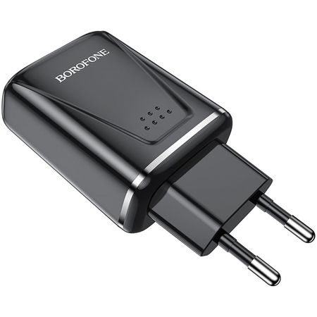 Сетевое зарядное устройство Borofone BA54A 2USB (3,0A/QC3,0/18W) Черный, изображение 3 - GOODMi