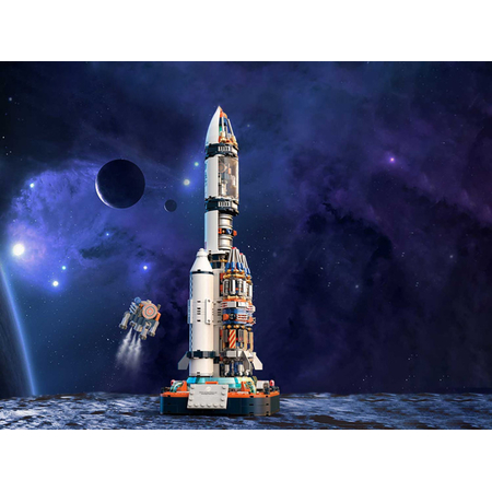 Конструктор Аэрокосмическая станция JAKI Space Rocket (JK8501), изображение 5 - GOODMi