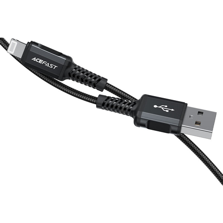 Кабель Acefast C4-02 Aluminium USB-A/Lightning 1.8m Вlack, изображение 4 - GOODMi