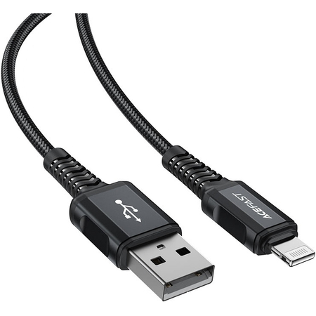 Кабель Acefast C4-02 Aluminium USB-A/Lightning 1.8m Вlack, изображение 5 - GOODMi
