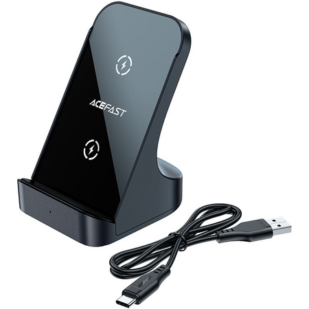 Беспроводное зарядное устройство Acefast E14 15W Grey, изображение 3 - GOODMi