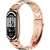 Ремешок для Xiaomi Band 10 Mijobs стальной V-образное плетение RoseGold, Основной цвет: Розовое золото - GOODMi