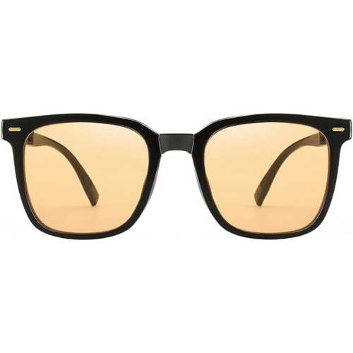 Солнцезащитные складные очки Mingye 18266-C2 Black (светлые стекла) - GOODMi