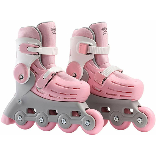 Детские роликовые коньки 700Kids Little Monster Wheel Slip Shoes S (24-31.5) Pink - GOODMi
