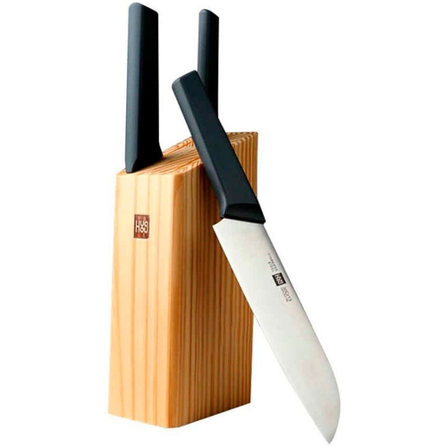 Набор ножей HuoHou kitchen Knife set деревянная подставка HU0059 - GOODMi