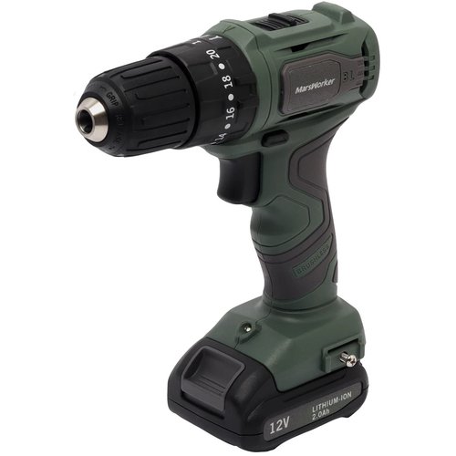Аккумуляторная дрель-шуруповерт MarsWorker 12V Lithium Impact Drill (MSBLID1201-04) Green - GOODMi