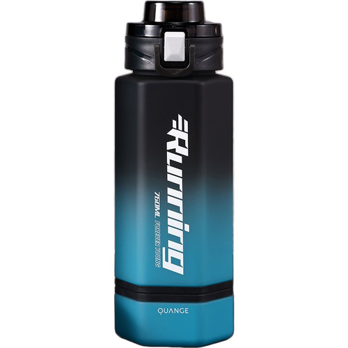 Бутылка для воды Quange Tritan TR102-760 760ml (SJ011501) Black-Blue, Цвет: Черный - GOODMi