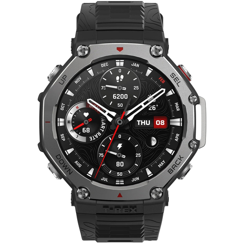 Часы Amazfit T-Rex 3 Black, Цвет, заявленный производителем: Onyx - GOODMi
