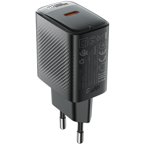 Сетевой адаптер ACEFAST A104 GaN 25W (USB-C) Black - GOODMi