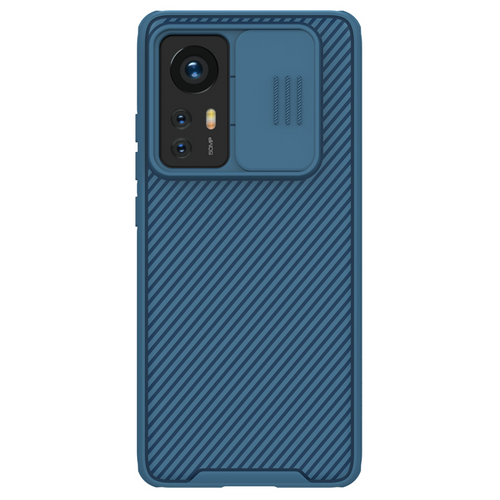 Чехол-накладка Nillkin силиконовая CamShield для Xiaomi 12/12X синий, Основной цвет: Синий - GOODMi