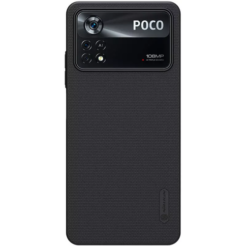 Чехол-накладка Nillkin силиконовая FrostedShield для POCO X4 Pro черный, Основной цвет: Черный - GOODMi
