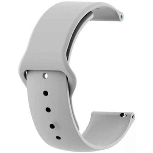 Ремешок силиконовый 22mm серый - GOODMi