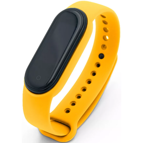 Ремешок для Xiaomi Mi Band 5/6 желтый - GOODMi