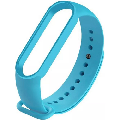 Ремешок для Xiaomi Mi Band 5/6 голубой - GOODMi