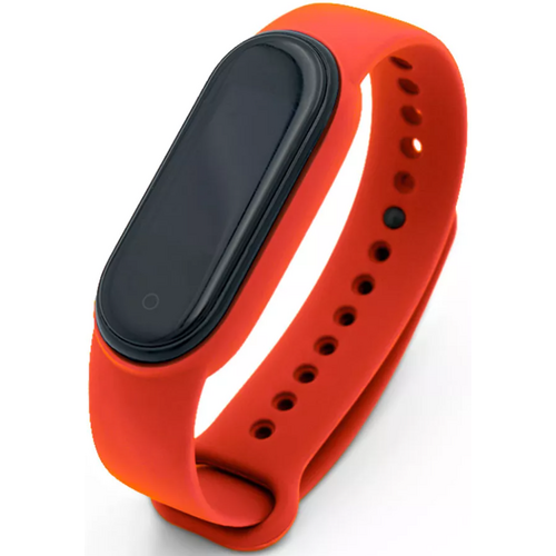 Ремешок для Xiaomi Mi Band 5/6 оранжевый - GOODMi