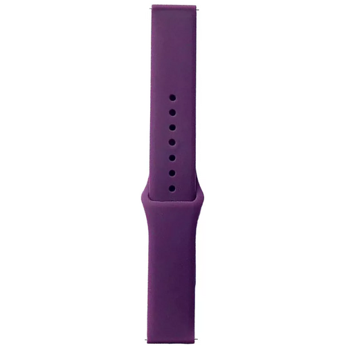 Ремешок силиконовый с кнопкой 20mm фиолетовый - GOODMi
