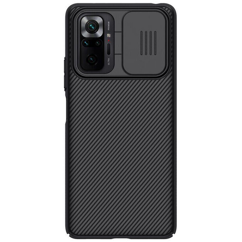 Чехол-накладка Nillkin силиконовая CamShield для Redmi Note 10 Pro черный, Основной цвет: Черный - GOODMi