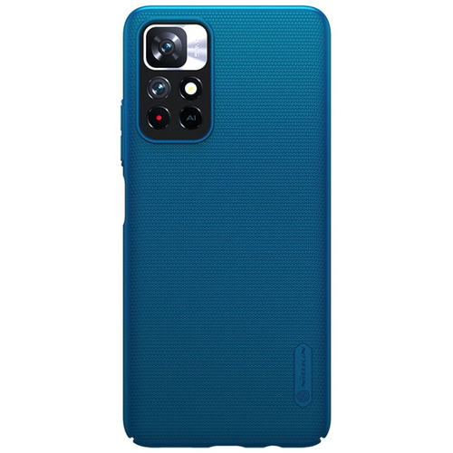Чехол-накладка Nillkin силиконовая FrostedShield для Redmi Note 11 синий, Основной цвет: Синий - GOODMi