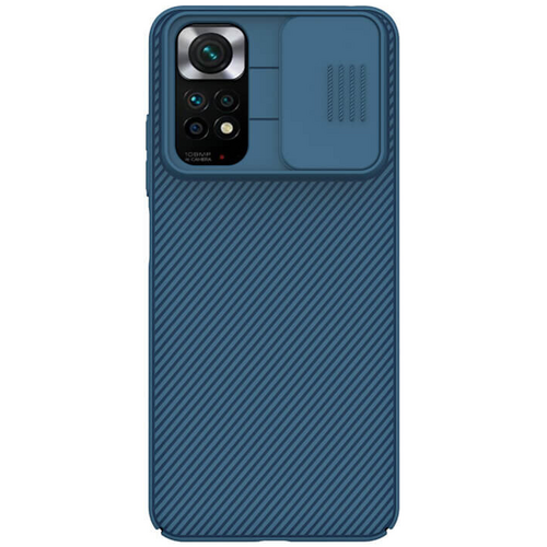 Чехол-накладка Nillkin силиконовая CamShield для Redmi Note 11S синий, Основной цвет: Синий - GOODMi