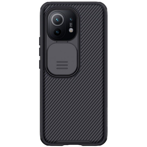 Чехол-накладка Nillkin силиконовая CamShield для Xiaomi Mi11 черный, Основной цвет: Черный - GOODMi