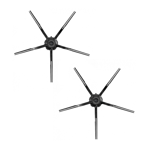Боковая щетка для пылесоса Roborock S5,S6,S7,E4,E5,Q7 (SDBS03RR) (2шт) Black, Цвет: Черный - GOODMi