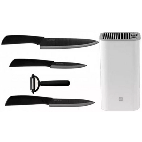 Набор ножей Huo Hou Nano Ceramic Knife 5in1 (с подставкой) - GOODMi