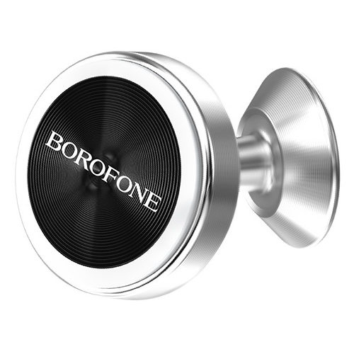 Автомобильный магнитный держатель Borofone BH5 Platinum серый, Цвет: Серебристый - GOODMi