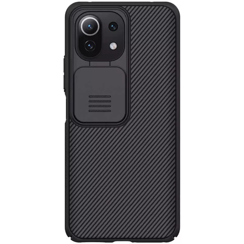 Чехол-накладка Nillkin силиконовая CamShield для Xiaomi Mi11 Lite Black, Основной цвет: Черный - GOODMi