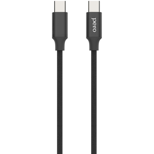 Кабель PERO DC-05 Type-C to Type-C, 3А, 60W, 2м, Black - GOODMi