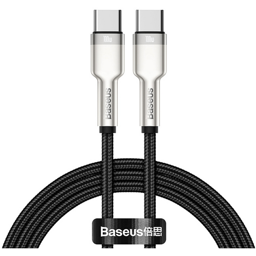 Кабель Baseus Cafule Series Type-C/Type-C 100W 2m Metal black - GOODMi