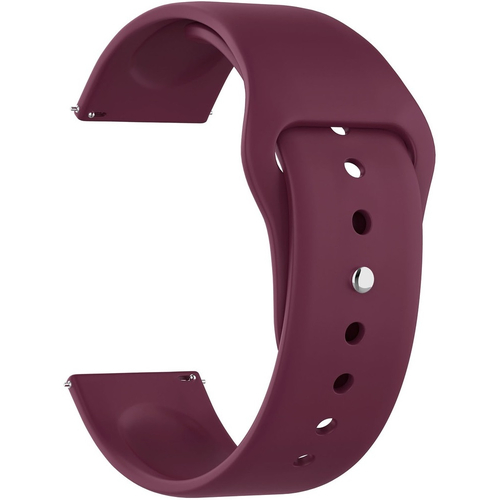 Ремешок силиконовый 20mm Lyambda Altair Wine red (DSJ-01-04T-20-WR), Основной цвет: Бордовый - GOODMi