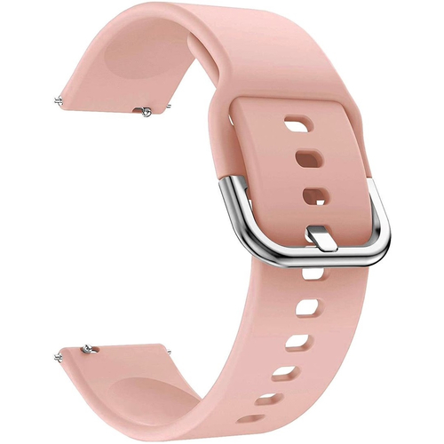 Ремешок силиконовый 22mm Lyambda Avior Light pink (DSJ-11-05T-22-LP), Основной цвет: Розовый - GOODMi