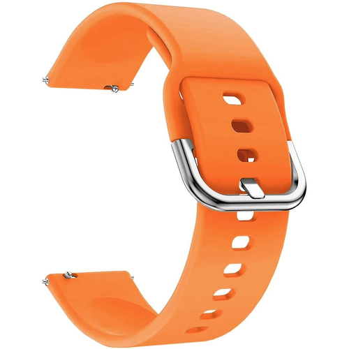 Ремешок силиконовый 22mm Lyambda Avior Orange (DSJ-11-03T-22-OR), Основной цвет: Оранжевый - GOODMi