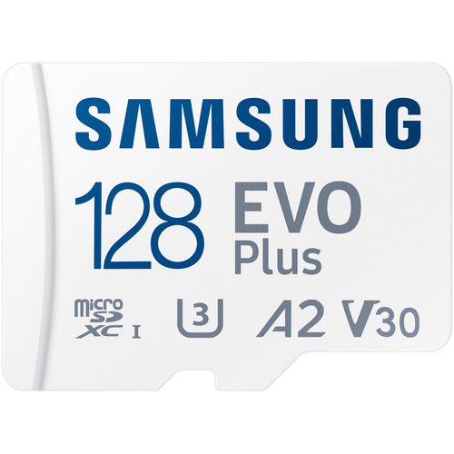Карта памяти Samsung EVO Plus microSDXC 128GB + SD адаптер, Объем: 128 ГБ - GOODMi