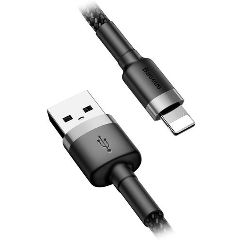 Кабель Baseus USB/Lightning 1.5A 2m gray black - GOODMi