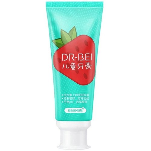 Детская зубная паста Dr.Bei Сhildren's Toothpaste Strawberry 60 г - GOODMi