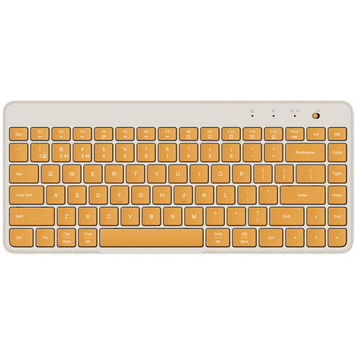 Клавиатура беспроводная Xiaomi Mi Dual Mode Wireless Keyboard (XMBXJP01YM) Yellow, Цвет: Желтый - GOODMi
