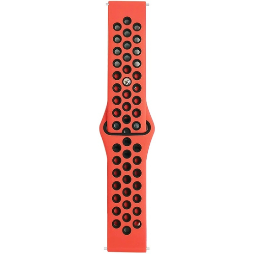 Ремешок силиконовый Nike Sport 22mm Красный/Черный - GOODMi