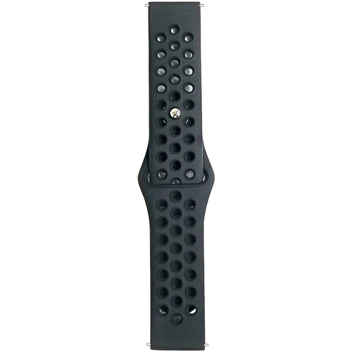 Ремешок силиконовый Nike Sport 22mm Карбон/Черный - GOODMi