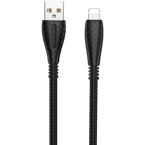 Кабель Borofone BX38 USB A/Lightning (1м) Черный - GOODMi